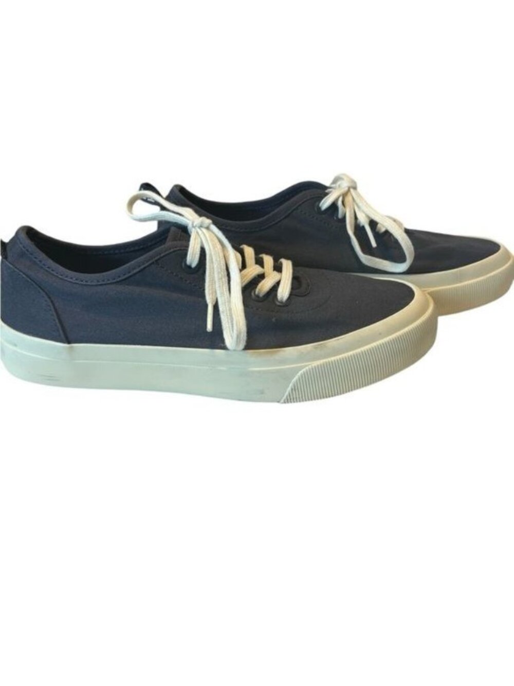 Everlane Tread Forever Sneaker Shoe Blue Canvas Women's Size 6.5 Men's Size 4.5